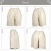 日本製 ペチコート ペチパンツ 浴衣の下に着る 肌着 50cm丈 フレアパンツ 4808 下着 レディース 浴衣 着物 肌着 ショートガウチョ ぺチ フレア パンツ インナー 綿１００％ 透け防止 ペチパン 大きいサイズ 透けない 下着透け対策 ランジェリー キュロット 綿 白 ホワイト