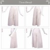 ペチコート パンツ 選べる2タイプ45or75cm丈 キュロット 6606 綿100％ 下着 レディース 日本製 浴衣 肌着 下穿き キュロット ペチパンツ インナー ロング シンプル 透け防止 ペチパン 白 ホワイト 大きいサイズ フレア レース 透けない M L LL ロング丈 股ずれ 防止
