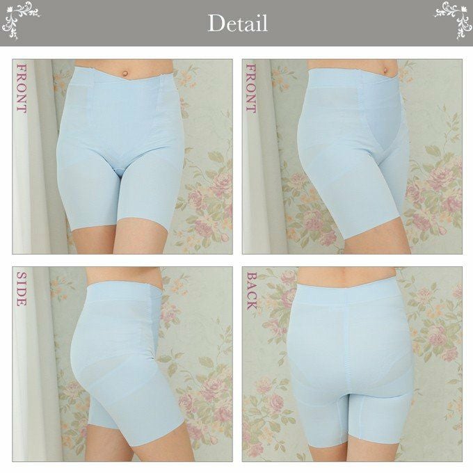 送料無料 １日中履けるソフトガードル！機能的カシュクールガードル 8047 日本製 矯正下着 補正下着 骨盤ガードル 下着 レディース インナー パンツ ハイウエスト ヒップアップ 下腹 引き締め 大きいサイズ 響かない 補正 産後 ショーツ 骨盤 L LL ロング ガードル 渡辺商店