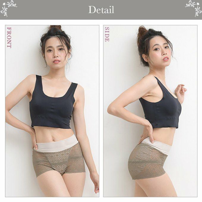 ソフト補正 アンティーク レーシー ガードル 8188rt ショート丈 お腹押さえ ヒップガードル 補整 補正下着 下着 レディース インナー セット ショートガードル パンツ ショーツ ハイウエスト ぽっこりお腹 引き締め 大きいサイズ M L LL インナーウエア 渡辺商店 送料無料