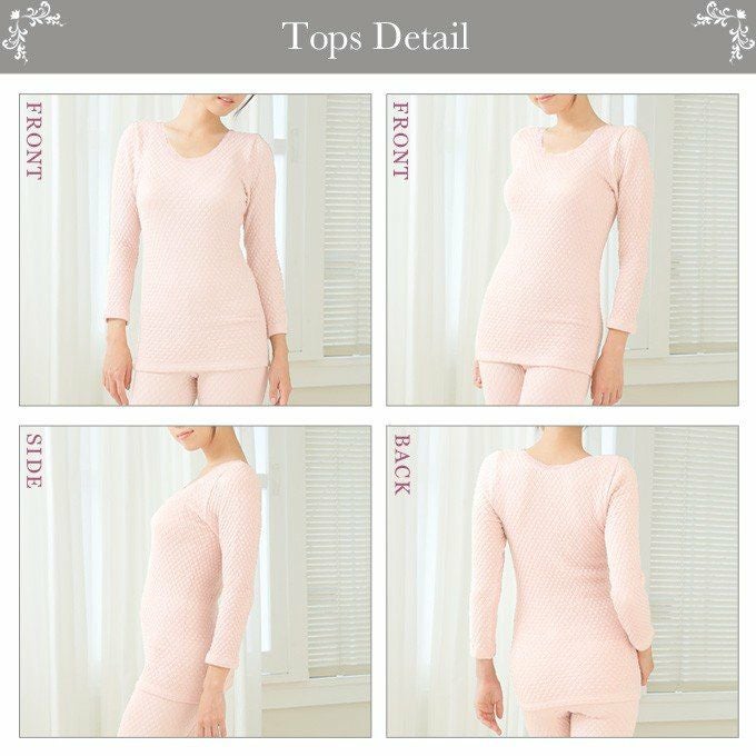 インナーウエア 送料無料！三重構造で2.5倍の暖かおひさま8分袖＆8分丈インナー 8966et 日本製 下着 ももひき 股ひき レディース 八分袖 set セット 女性 インナー ルームウェア ルームウエア 温かい 暖かい あたたかい 渡辺商店 レッグウェア 大きいサイズ M L LL 3L