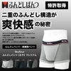 SkySour ふんどしパンツ (BP) プレミアムタイプ 送料無料 ボクサーパンツ メンズ パンツ ショーツ 下着 ボクサートランクス 二重構造 おしゃれ 防臭 消臭 部屋干 プレゼント ギフト 大きいサイズ M L LL 機能性 インナー ふんどし 日本製 スカイサワー ブラック 黒