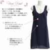 鈴風綿 日本製 綿100% スリップ 脇汗パット付き レディース インナー ペチコート ワンピース インナーシャツ 3409 和装 浴衣 リラックスウエア 汗 速乾 涼しい 女性 インナー トップス 肌着 おうち 大きいサイズ M L LL アンダーウェア ルームウエア 部屋着 夏