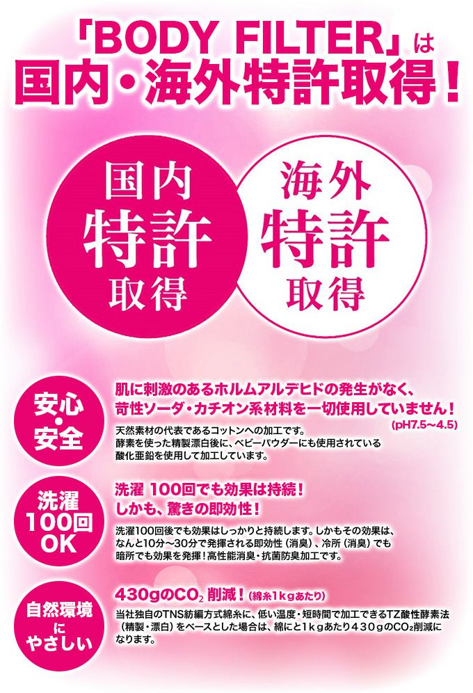 ボディフィルター シャツ レディース 汗取り タンクトップ 8208BF インナーシャツ BODYFILTER 日本製 tシャツ インナー シャツ タンクトップ インナーシャツ ノースリーブ 汗取り 大きい 汗取りパット 消臭 抗菌 部屋干し 機能性インナー 綿100%