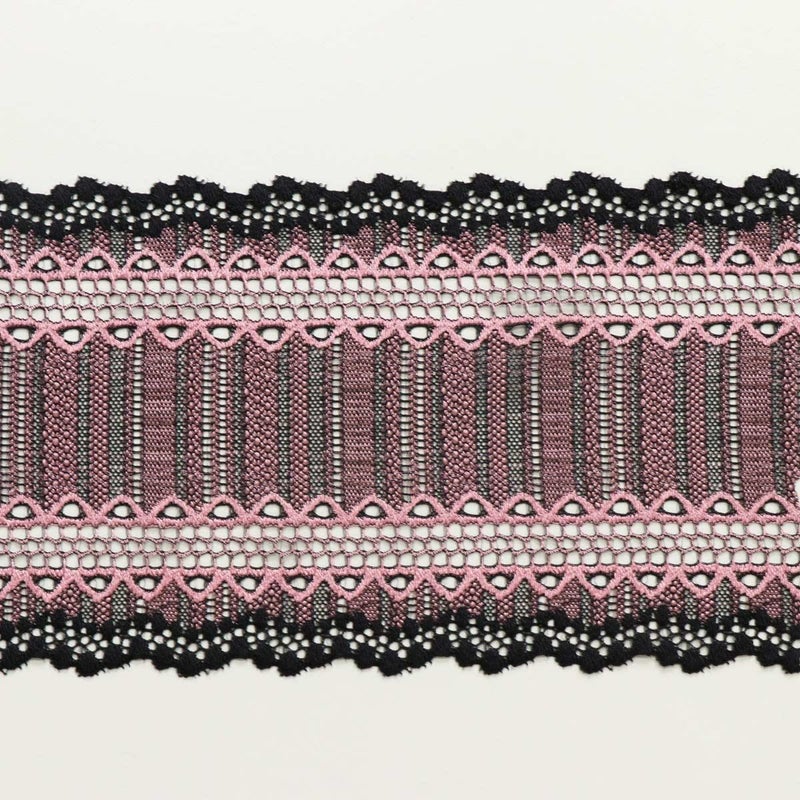 幾何学柄の2浴ストレッチレース 生地 チュールレース カット売り ハンドメイド DIY 手芸用 アクセサリー 生地 単品 レース