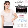 レディース 女性用 メッシュ インナー フレンチ袖 ボディフィルター レディースシャツ 機能性 インナーシャツ アンダーシャツ 婦人用 半袖 抗菌 防臭 消臭 世代臭 汗臭 無地 通気性 涼しい おしゃれ シンプル 大きいサイズ 春夏 M L LL 1000円ポッキリ 送料無料