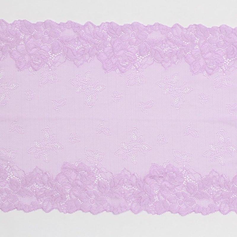 薄いパープルのエレガントなレース ハンドメイド DIY 手芸用 アクセサリー 生地 単品 レース