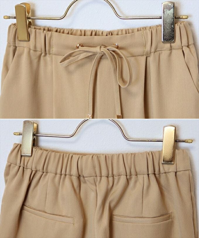 テーパードパンツ ボトムス ドローストリング カジュアル 無地 シンプル レディース ロング パンツ リラックス オフィス ウエストゴム ドロスト ボトムス ボトム ロング丈 パンツ 楽チンパンツ おしゃれ かわいい 大人 きれいめ カジュアル S M L XL 春 夏 秋 冬
