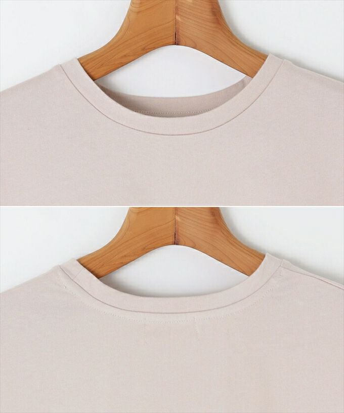 コットン 天竺 ラウンドヘム 長袖 ロング丈 Tシャツ トップス レディース オーバーサイズ クルーネック スリット 体型カバー 大人 女性 きれいめ カジュアル ナチュラル オフィス カットソー 女性 トップス シャツ 春 夏 秋 春夏 シンプルトップス 送料無料