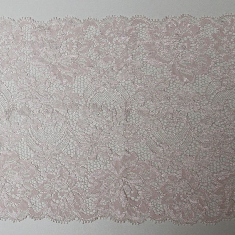 大小の花柄が散りばめられた華やかなレース 手芸用 アクセサリー 生地 単品 レース