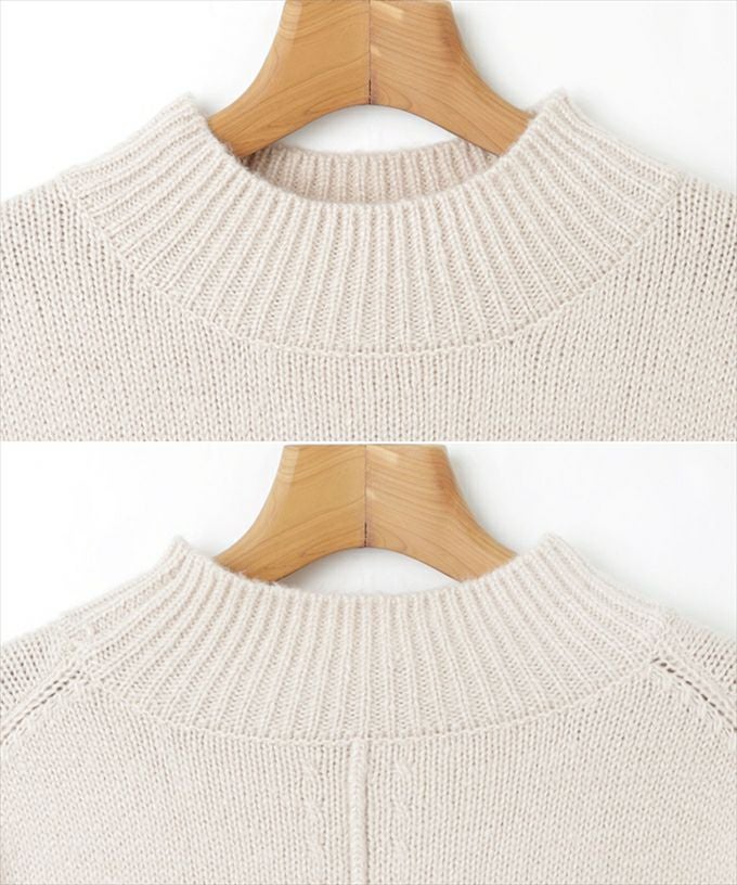 天竺編み アクリルナイロン ポリウレタン 5G バックスリット ニットトップス レディース 長袖 ハイネック オーバーサイズ リブ あったか 暖か 大人 女性 きれいめ おしゃれ カジュアル ナチュラル オフィス 女性 TOPS 大人ファッション 春 秋 冬 シンプル ニットトップス