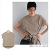 USAコットン 汗染み防止 フレンチスリーブ 半袖 Tシャツ レディース オーバーサイズ ラウンドヘム 体型カバー きれいめ おしゃれ カジュアル かわいい ナチュラル オフィス 女性 ボーダートップス TOPS 大人ファッション 上品 春 夏 秋 綿100％ 送料無料 M