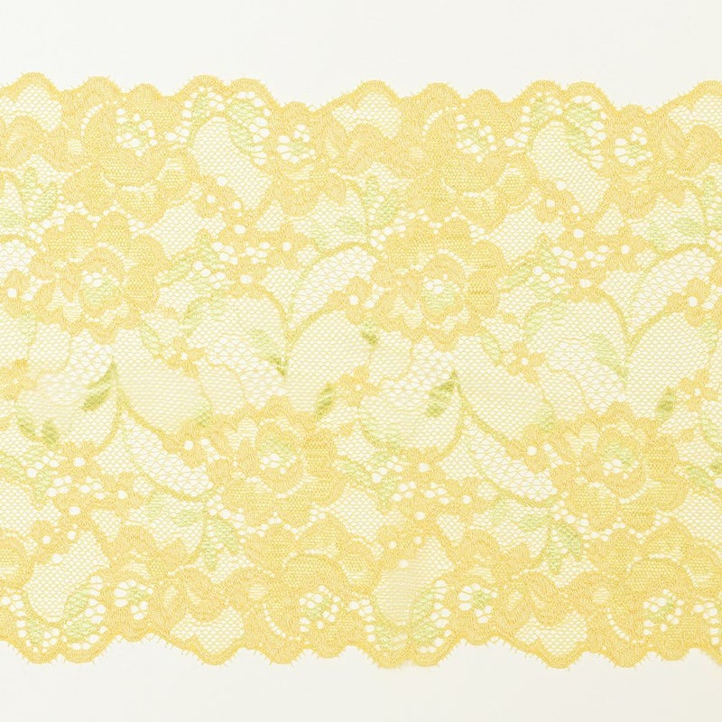 鮮やかな花柄模様のレース (幅 約15cm) 手芸用 アクセサリー 生地 単品 レース