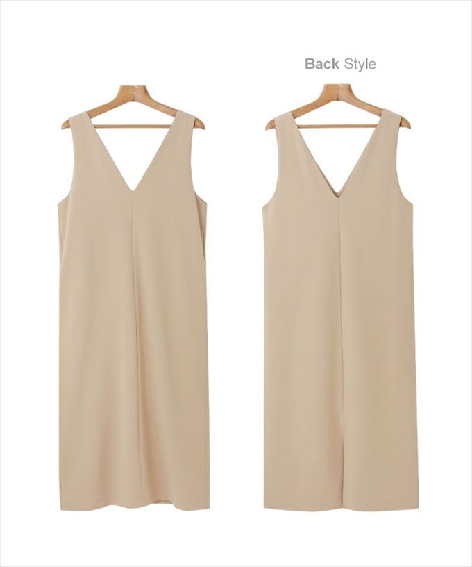 梨地 ポンチ ストレッチ Vネック ノースリーブ ワンピース レディース オケージョン オフィス ジャンパースカート キレイめ 上品 女性 ボトムス ボトム スカート おしゃれ オシャレ かわいい 大人 きれいめ ゆったり オフィス カジュアル 黒 春 夏 秋 冬 送料無料