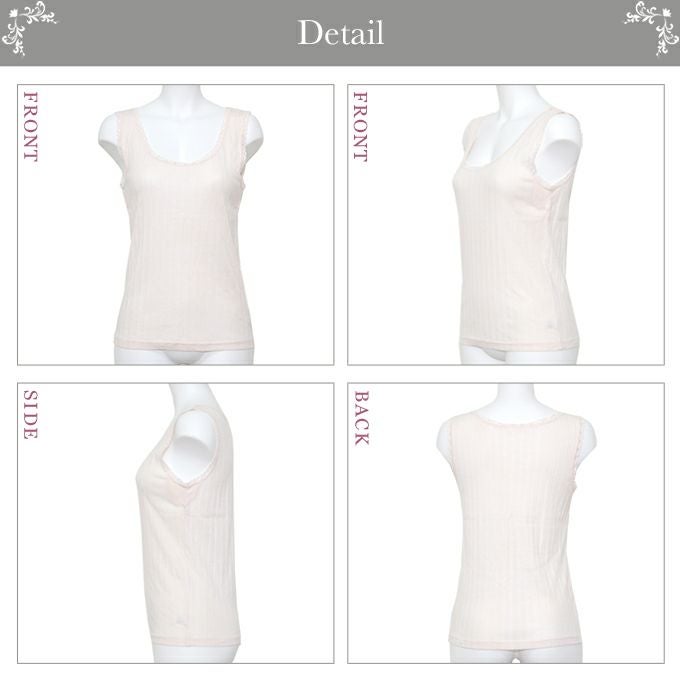 シンプル 汗パッド付き ラン型 Uネック インナー タンクトップ 春 夏 秋 レディース 女性 インナートップス インナー 肌着 無地 綿100％ シンプル 黒 ブラック 涼しい 大きいサイズ レース M L LL 3L 伸縮性 ストレッチ 春 夏 新作 アンダーウェア ウエア インナーシャツ