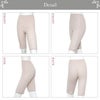 強撚綿100％ ヘリンボーン柄 インナー 5分丈 インナーボトム 春夏 秋 綿100％ レディース 女性 インナー ボトムス 肌着 パンツ 大きいサイズ 汗 吸湿性 アンダーウェア M L LL 五分丈 もも引き 股引 ももひき ショート丈 インナーウェア 春 夏 股ずれ 防止 レッグウェア