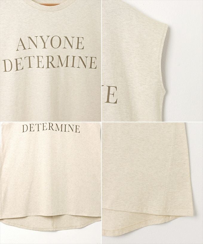 ロゴプリント フレンチスリーブ Tシャツ レディース Aライン チュニック コットン天竺 クルーネック フェミニン カジュアル コットン100％ 体型カバー 抜け感 トップス 女性 きれいめ おしゃれ かわいい 女性 大人ファッション 春 夏 秋 綿100％ M 送料無料