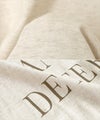 ロゴプリント フレンチスリーブ Tシャツ レディース Aライン チュニック コットン天竺 クルーネック フェミニン カジュアル コットン100％ 体型カバー 抜け感 トップス 女性 きれいめ おしゃれ かわいい 女性 大人ファッション 春 夏 秋 綿100％ M 送料無料