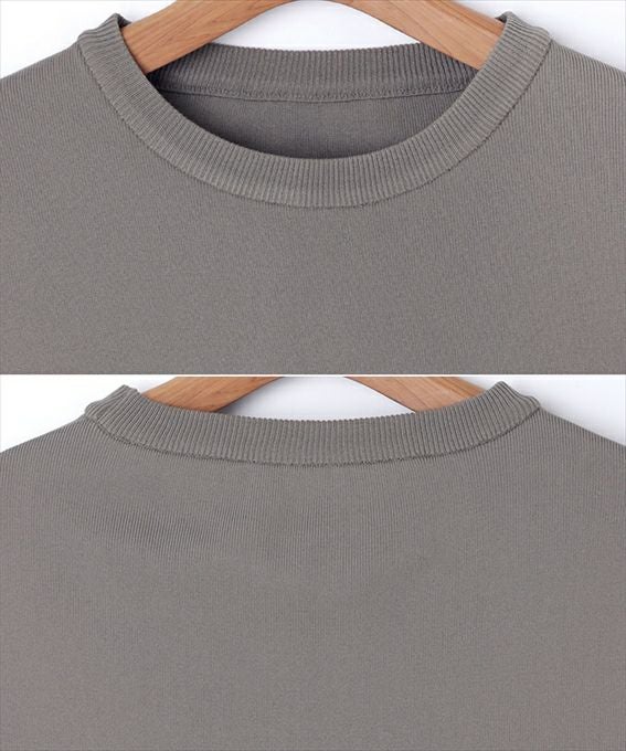 無地 ボーダー 14G 総針編み ポリエステル 長袖 ニット トップス レディース クルーネック プルオーバー ドロップショルダー 大人カジュアル 絶妙サイズ 抜け感 秋冬 女性 TOPS トップス きれいめ おしゃれ かわいい カジュアル オフィス 女性 春 秋 シンプル セーター