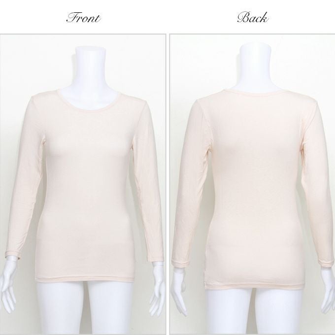 まるでパック気分 アボカドオイル加工 保湿インナー 9分袖 長袖 インナートップス 下着 レディース 女性 インナーシャツ たるみ シミ しわ 防止 対策 トップス 肌着 温かい 暖かい あたたかい あったか 保温性 防寒 アンダーウエア 九分袖 長袖インナー 秋 冬 秋冬 M L LL