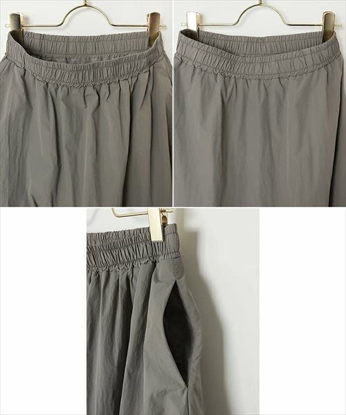 ナイロンタフタ ティアード フレア スカート ウエストゴム レディース ボトムス ロング 2way バルーン ドロスト ポケット カジュアル スポーティ トレンド 美ライン カジュアル ロングスカート 上品 ボトムス おしゃれ 大人 ファッション きれいめ 春 夏 秋 送料無料 t01