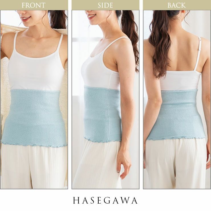 シルク 腹巻き レディース 腹巻 はらまき シルク腹巻 ボディウォーマー ネックウォーマー ヘアケア ターバン 年中使える あたたかい 女性 高級 天然 保湿 無地 シンプル 絹糸 絹 日本製 伸縮 ストレッチ 春夏 秋冬 長谷川シルク HASEGAWA シルク SILK 愛知県 【mail】 h01