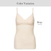 ゆったり らくらく 快適 ブラキャミ キャミソール インナー 肌着 袖なし ノースリーブ カップ付きインナー 下着 ランジェリー レディース 女性 ブラ付き ノンワイヤー キャミソール インナーシャツ 敏感肌 シルク 肌にやさしい ブラジャーキャミソール 送料無料 【mail】