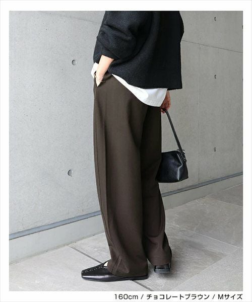 ポンチ カーブ パンツ レディース ウエストゴム ボトム ワイドパンツ 体型カバー 細見え 着痩せ ストレッチ 楽ちん とろみ ポケット セレモニー きれいめ 上品 ナチュラル ロングパンツ 大きいサイズ 小さいサイズ ボトムス おしゃれ 大人 ファッション 春 夏 秋 冬 t03