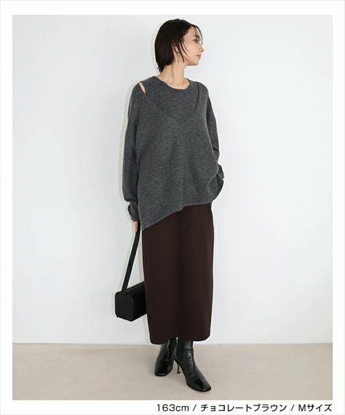 ポンチ タイト スカート ウエストゴム レディース Iライン すっきり シンプル 楽ちん サイドポケット バックスリット 上品 カジュアル ストレッチ ナチュラル ロング ロングパンツ ロングスカート ボトムス おしゃれ 大人 ファッション 春 夏 秋 冬 年中履ける 送料無料 t03