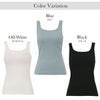 カップ付き コーディネート ブラトップ タンクトップ ブラ トップス 下着 ランジェリー レディース タンク 女性 ブラ付き インナー シャツ 型崩れ アンダーゴム 肌着 無地 アンダーウェア ブラジャー 昼 夜 スリップ 透け防止 大きいサイズ カップ 春夏 秋 送料無料 【mail】