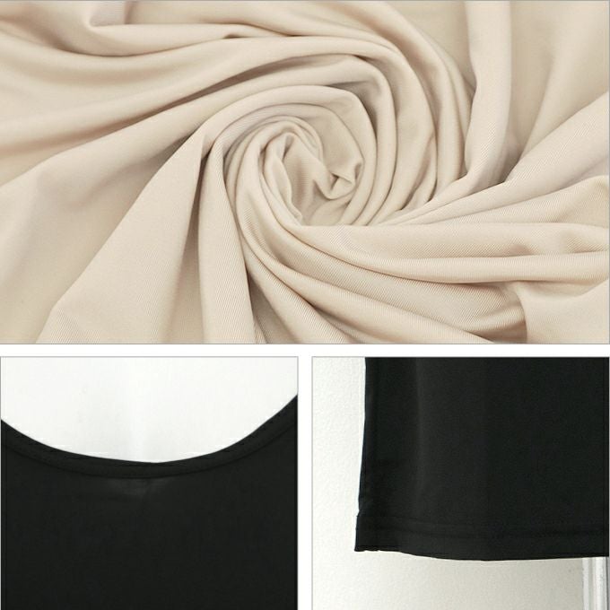 Sukenai スリップ タンクトップ ペチコート ワンピース 用 ロング丈 85cm丈 大きいサイズ S M L LL 黒 下着 レディース インナー ランジェリー チュール 浴衣 スリップ ワンピの下 シミーズ まとわり防止 透け防止 シンプル 肌着 下着透け対策 静電気防止 送料無料 【mail】