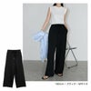 接触冷感 イージー ワイド パンツ レディース ボトム ロングパンツ ワイドパンツ ウエストゴム 体型カバー 楽ちん ゆったり ポケット イージーケア マタニティ きれいめ トレンド ロングパンツ 大きいサイズ 小さいサイズ ボトムス おしゃれ 大人 春 夏 秋 冬 t03