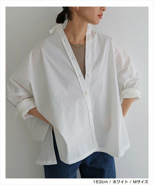 イージーケア ポンチョ シャツ ブラウス レディース トップス 長袖シャツ シャツブラウス カーディガン 羽織り オーバーサイズ 体型カバー ゆったり 楽ちん セレモニー きれいめ オフィス カジュアル オールシーズン 春 夏 秋 冬 シンプル 長袖トップス 大人 春夏 秋冬 t04