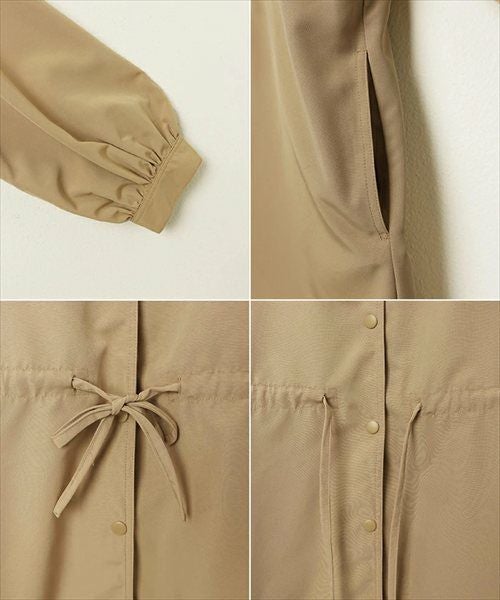 2way ノーカラー マウンテンパーカー レディース ノーカラージャケット アウター ジャンパー 羽織り オーバーサイズ 体型カバー ゆったり 楽ちん 長袖 ポケット ペプラム フレア ケープカラー リボン ミドル丈 きれいめ オフィス カジュアル 秋服 防寒オフィス 春 秋 冬 t04