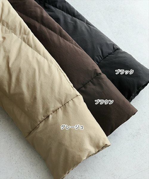 ドルマン サイドジップ ダウンジャケット レディース フレンチダウン コート アウター 羽織り オーバーサイズ 体型カバー ゆったり 楽ちん ミドル丈 ポケット フード 軽量 きれいめ おしゃれ カジュアル 冬服 あったか 暖か 防寒 秋冬 春 秋 冬 evernavy エバーネイビー t04