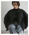 ノーカラー サイドジップ ダウンジャケット レディース フレンチダウン ノーカラージャケット コート 羽織り オーバーサイズ 体型カバー ゆったり ドルマン ポケット 軽量 きれいめ カジュアル 冬服 あったか 暖か 防寒 S M 秋冬 春 秋 冬 evernavy エバーネイビー t04