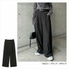 タック スラックス ワイド パンツ レディース ボトム ワイドパンツ タックパンツ リネンパンツ ズボン ウエストゴム 体型カバー 太ももカバー ゆったり 楽ちん ハイウエスト 美脚 ポケット きれいめ オフィス カジュアル セットアップ M L 春夏 秋冬 春 夏 秋 冬 t04 mail