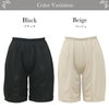 日本製 サニタリー ペチパンツ 45cm丈 ペチコート 防水布 汚れない 整理 漏れ モレ 安心 キュロット パンツ 下着 静電気防止 静電 吸水 速乾 レディース 肌着 対策 インナー 股ずれ 防止 ゆったり ひざ丈 透け防止 黒 透けない カバー 下着透け対策 春 夏 秋 冬【mail】