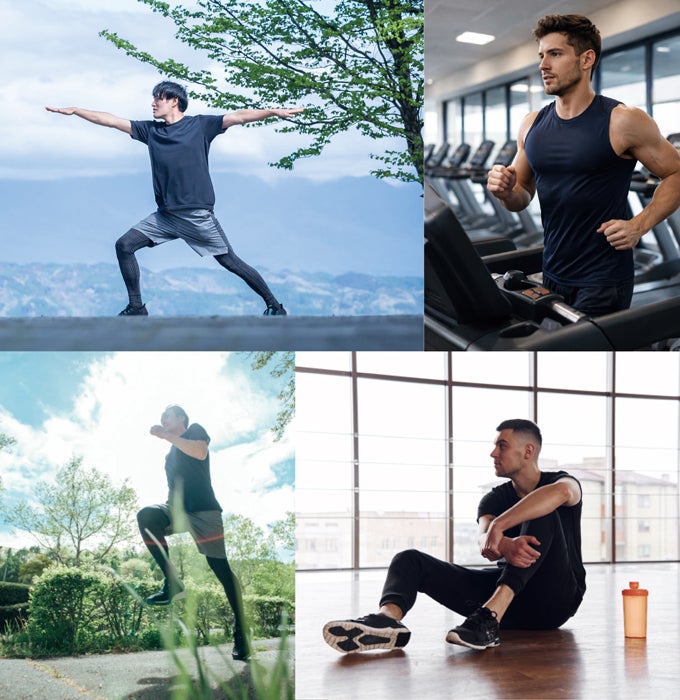 SUBROSA ( サブローザ ) × phiten メンズ 男性 ロングボトム ウエア スポーツ スポーツウエア ボトムス パンツ ファイテン レギンス スパッツ サポート 吸水 速乾 UV 紫外線 カット 消臭 涼しい ランニング リラックス ジム ゴルフ アクアチタン インナー 春 夏 秋 冬 mail