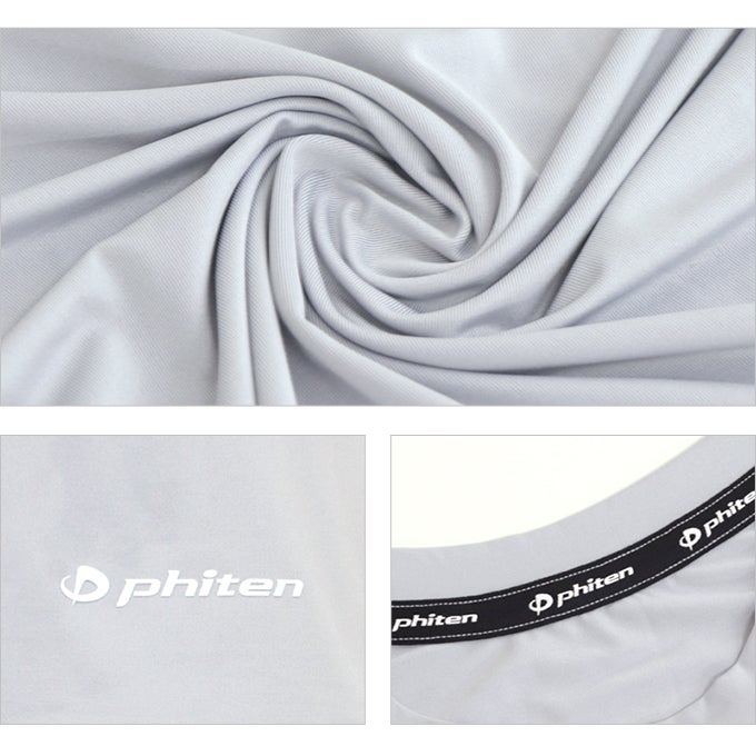 SUBROSA ( サブローザ ) × phiten メンズ 男性 丸首 ノースリーブ Vネック 半袖 シャツ スポーツ ウエア ファイテン サポート 吸水速乾 汗 消臭 匂い UVカット 紫外線 カット ランニング 事務 ゴルフ 野球 アクアチタン インナー アンダーシャツ 黒 白 春 夏 秋 冬 mail