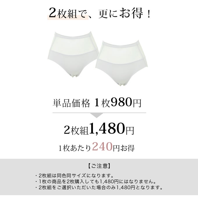 エアリーシェイプ360° ソフトパワーネット 機能性 スタンダード レディース ショーツ 単品 2枚組 セット 通気性 補正 補整 メッシュ シースルー フリーカット 下着 シームレス パンツ 薄手 涼しい 吸水 響かない 響きにくい きれい 大人 女性 おしゃれ 春 夏 【mail】