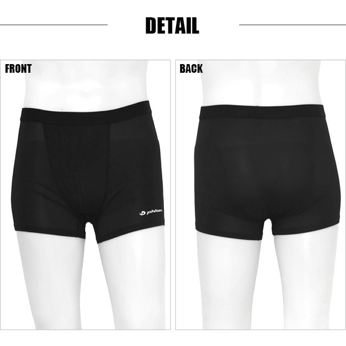 SUBROSA ( サブローザ ) × phiten メンズ 男性 ショーツ パンツ ボクサーパンツ スポーツ スポーツウエア 下着 パンツ ファイテン サポート 吸水 速乾 UV 紫外線 カット 消臭 臭い 快適 ランニング リラックス アンダーウエア アクアチタン インナー 黒 春 夏 秋 冬 mail