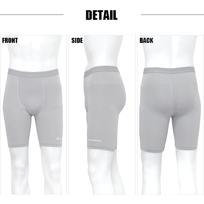 SUBROSA ( サブローザ ) × phiten メンズ 男性 ハーフ ボトム ハーフパンツ ウエア スポーツ スポーツウエア ボトムス パンツ ファイテン レギンス ひざ上 サポート 吸水 速乾 UV 紫外線 カット 消臭 快適 ジム ゴルフ ランニング アクアチタン インナー 春 夏 秋 冬 mail