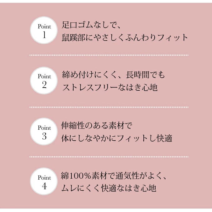 日本製 足口 締め付けなし 綿100％ リブ ショーツ パンツ シンプル リブショーツ ショーツ スタンダード 下着 レディース 女性 肌着 かわいい 鼠蹊部 インナー 単品 コットン ムレにくい 伸縮性 ストレスフリー フィット 優しい 履き心地 快適 楽ちん 春 夏 秋 冬 mail
